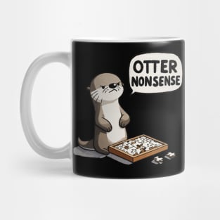 Otter Nonsense Puzzle Game Mug